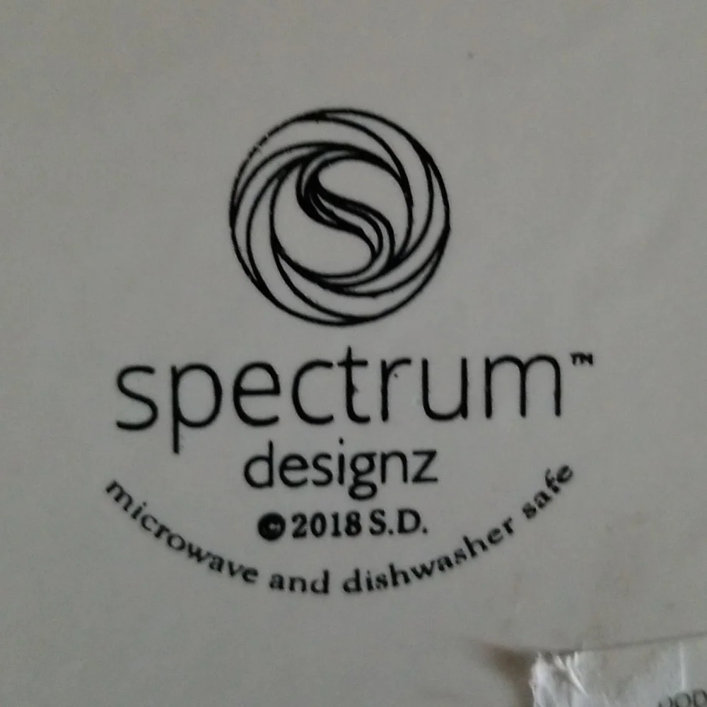 Spectrum Designz Day of the Dead Oval Platter